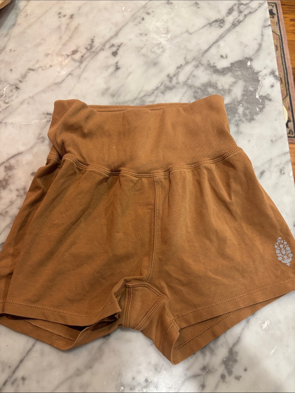 Free People high-waist biker shorts